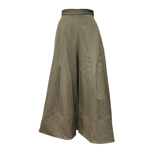 LOEWE Spring Summer 2020 High Rise Twill Culotte Trousers
