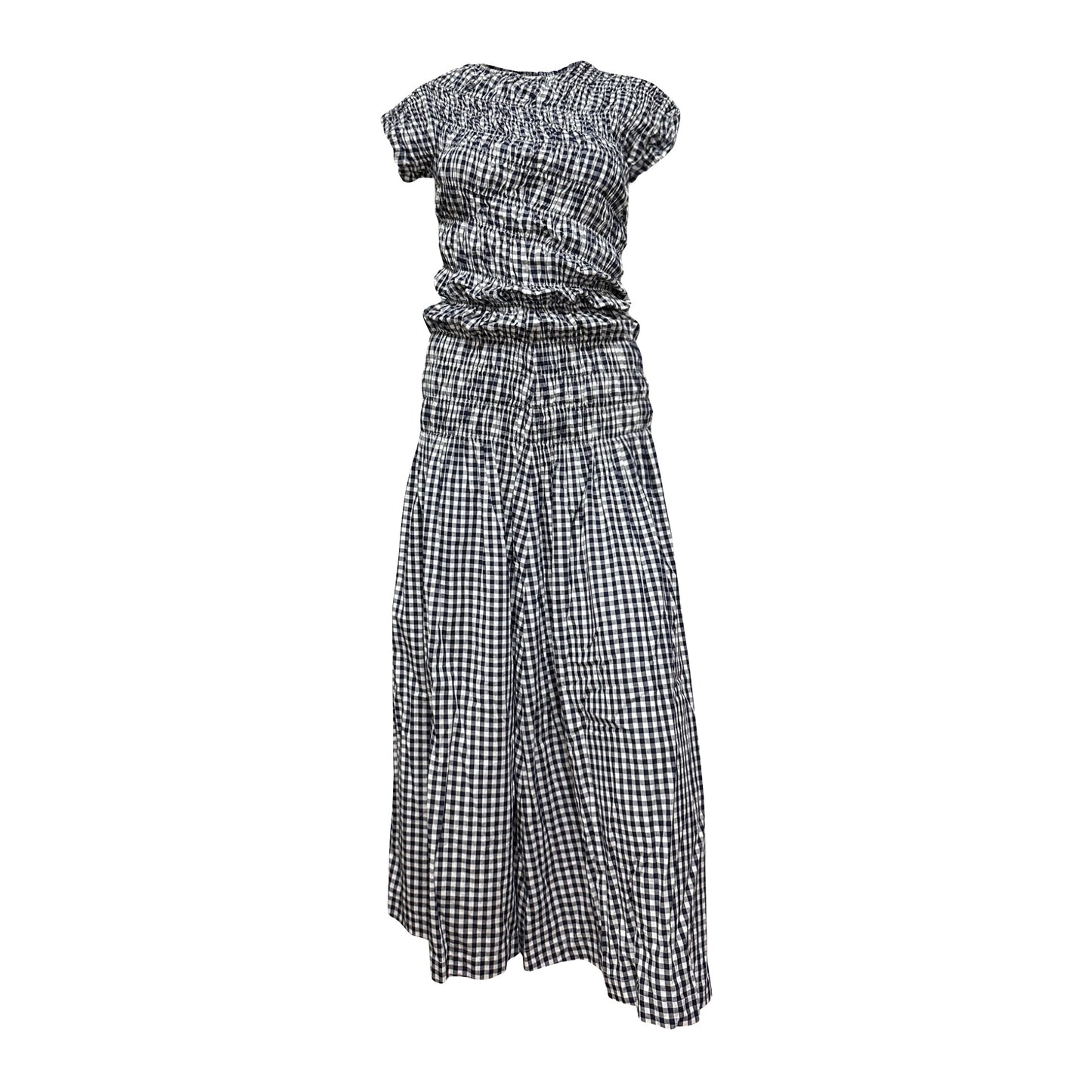 COMME DES GARÇONS Spring Summer 1997 Body Meets Gingham Long Dress