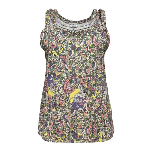 UNDERCOVER Spring Summer 2006 "T" Reconstructed Psychedelic Print Camisole