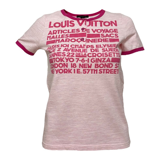 LOUIS VUITTON Spring Summer 2009 Cruise Collection Graphic Printed T-Shirt