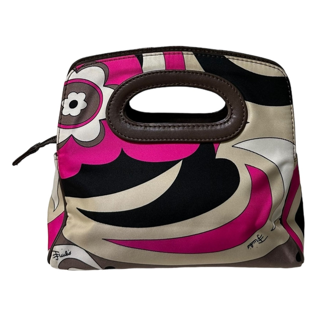 EMILIO PUCCI Floral Print Mini Hand Bag