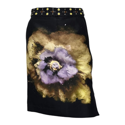 UNDERCOVER Spring Summer 2016 "The Greatest" Flower Print Studs Skirt