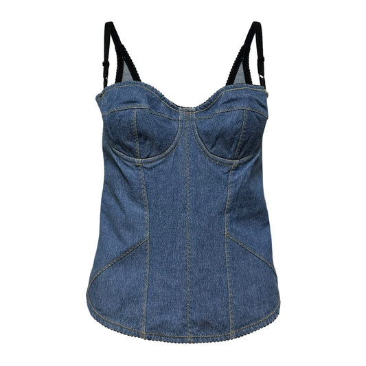 DOLCE&GABBANA Fall Winter 1996 Denim Bustier