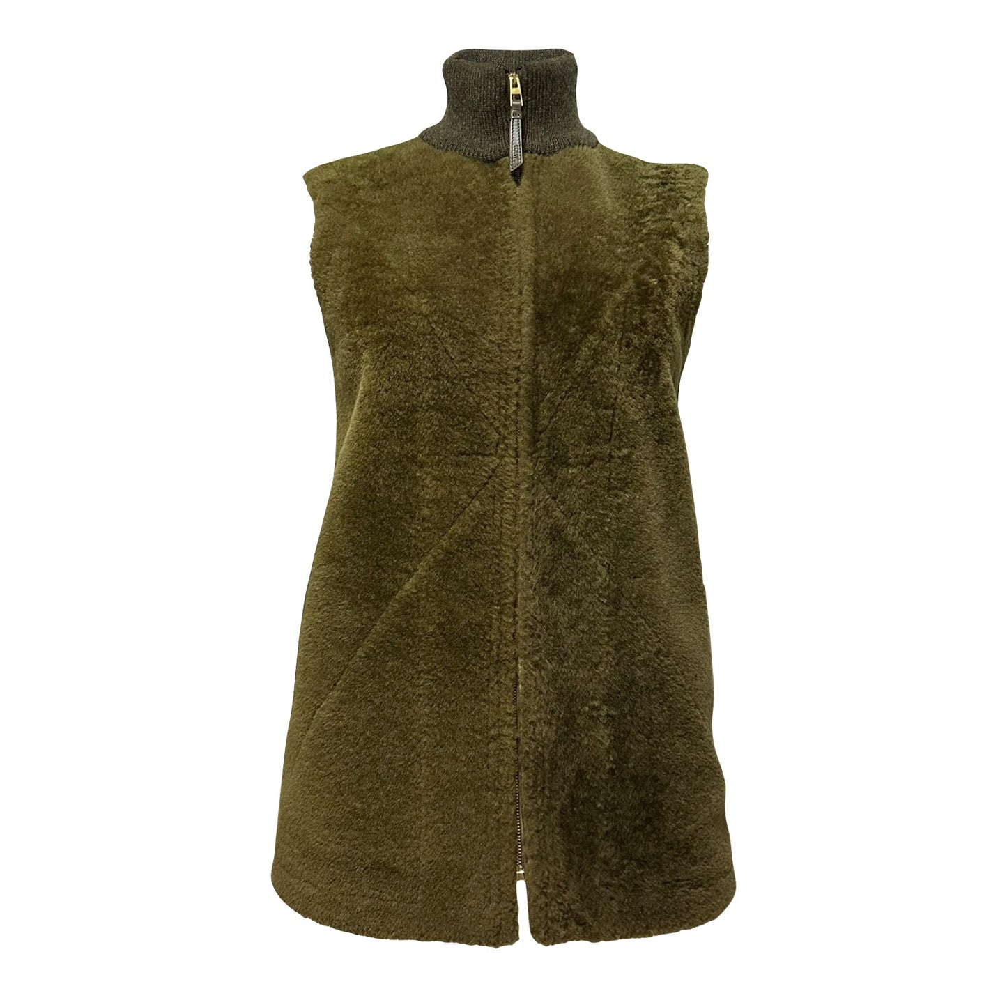 LOEWE Fall Winter 2023 Puzzle Fold Shearling Vest