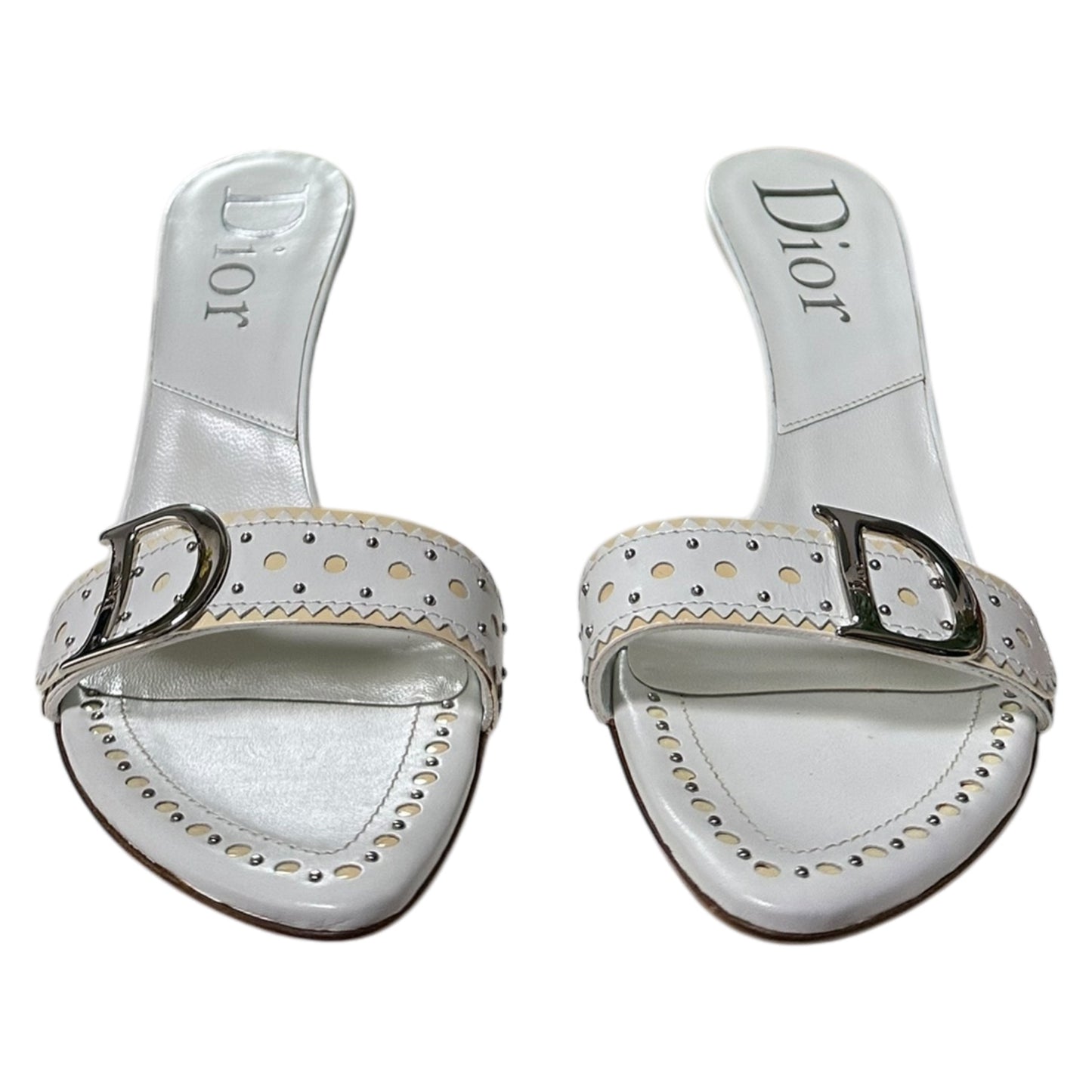 CHRISTIAN DIOR Spring Summer 2004 D'Trick Leather Studded Sandals