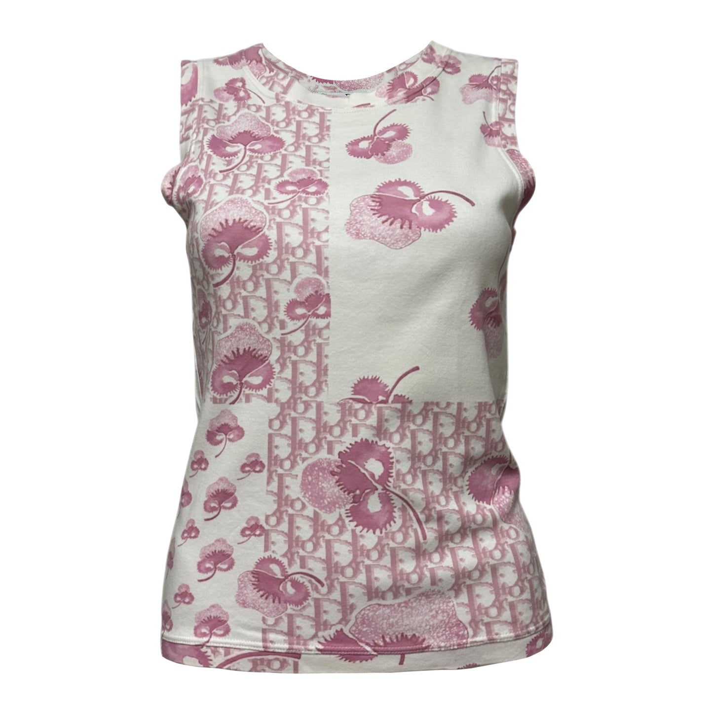 CHRISTIAN DIOR Trotter Floral Print Tank Top