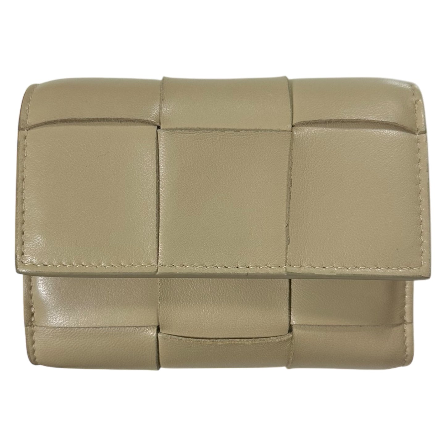 BOTTEGA VENETA Leather Zip Trifold Wallet