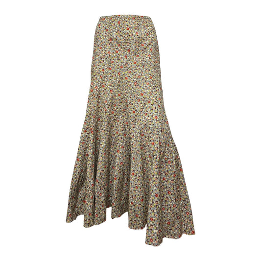 JUNYA WATANABE Spring Summer 2002 Floral Print Maxi Skirt