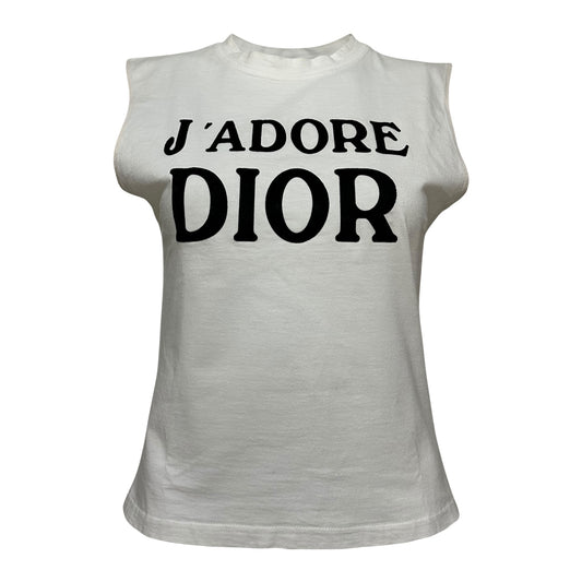 CHRISTIAN DIOR Fall Winter 2001 "J'ADORE DIOR" Tank Top