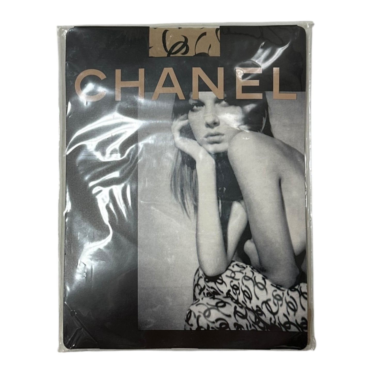 CHANEL Fall Winter 2000 Monogram CC Logo Tights