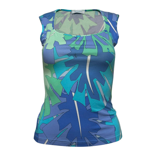 EMILIO PUCCI Spring Summer 2007 Leaf Print Tank Top