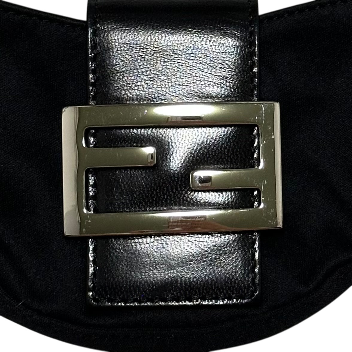 FENDI Spring Summer 1999 Nylon Mini Croissant Bag