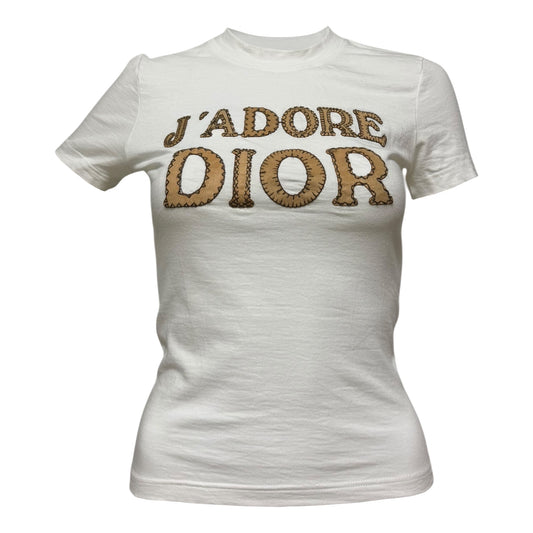 CHRISTIAN DIOR Fall Winter 2003 "J'ADORE DIOR" Patchwork T-Shirt