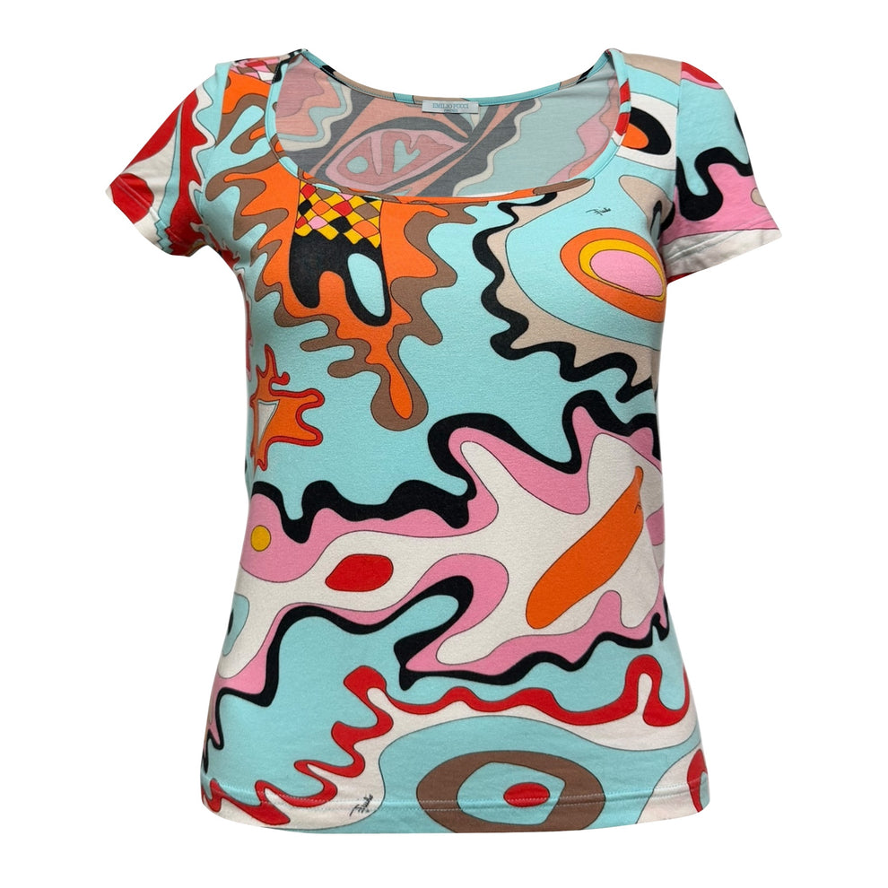 EMILIO PUCCI Spring Summer 2005 Printed T-Shirt – 24/7 archives