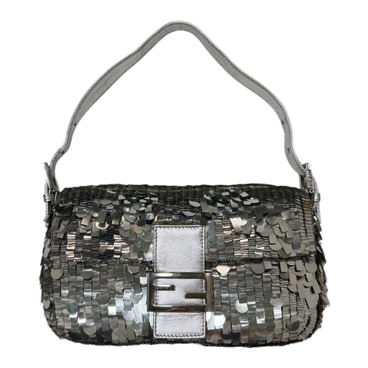 FENDI Vintage Metallic Sequin Baguette Bag