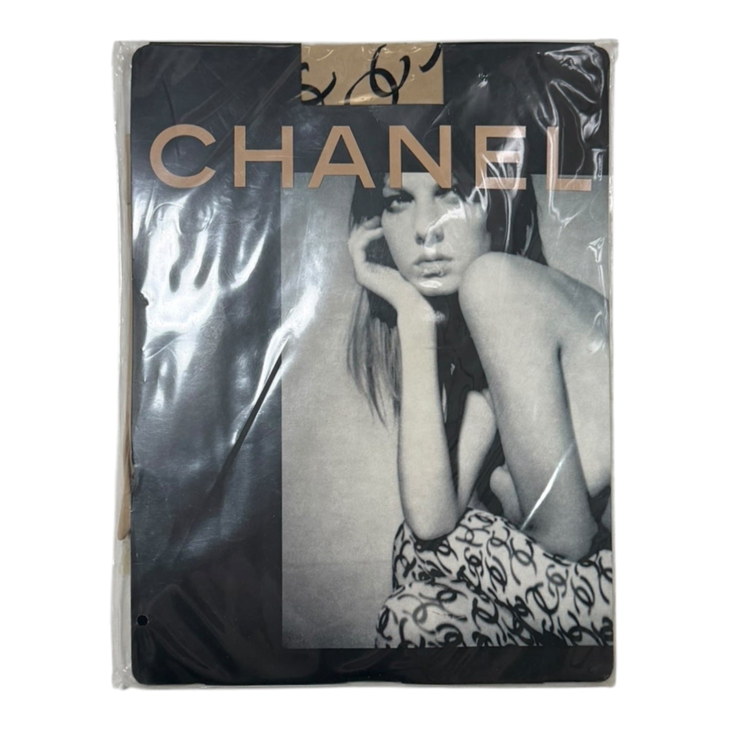 CHANEL Fall Winter 2000 Monogram CC Logo Tights