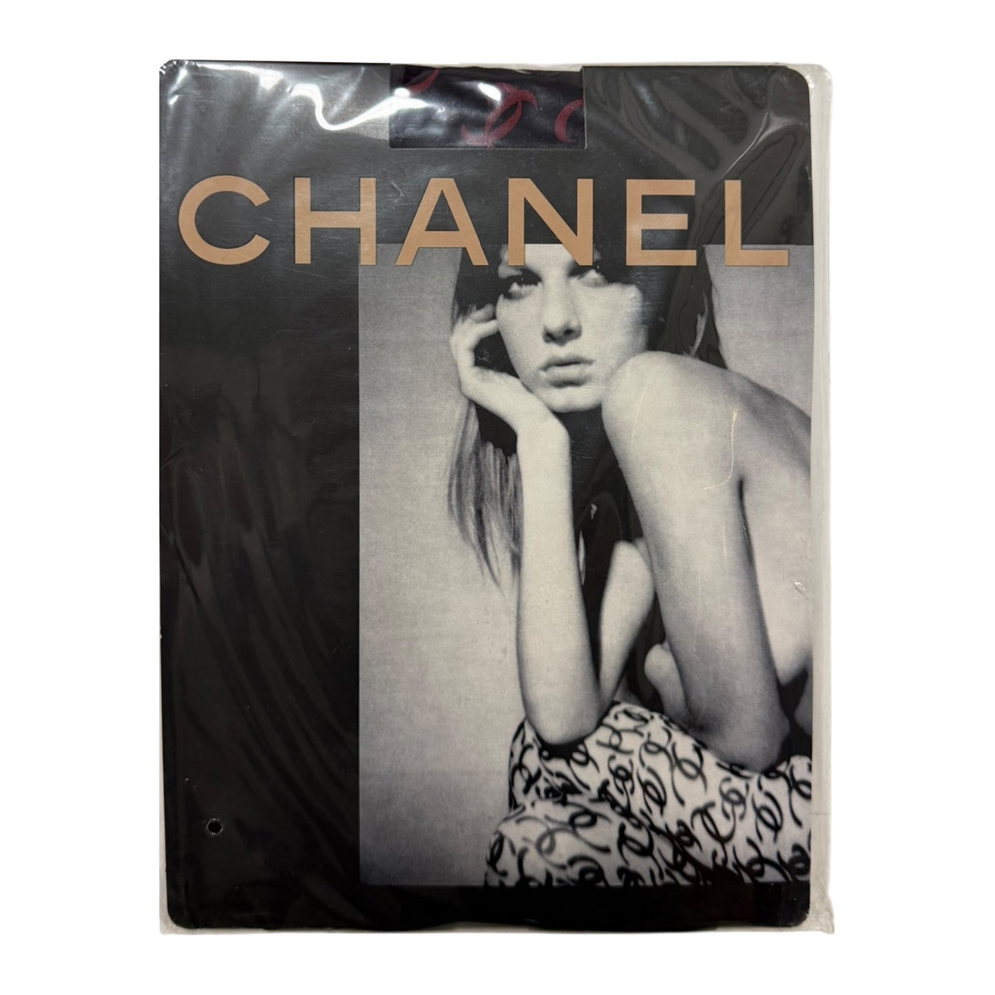 CHANEL Fall Winter 2000 Monogram CC Logo Tights