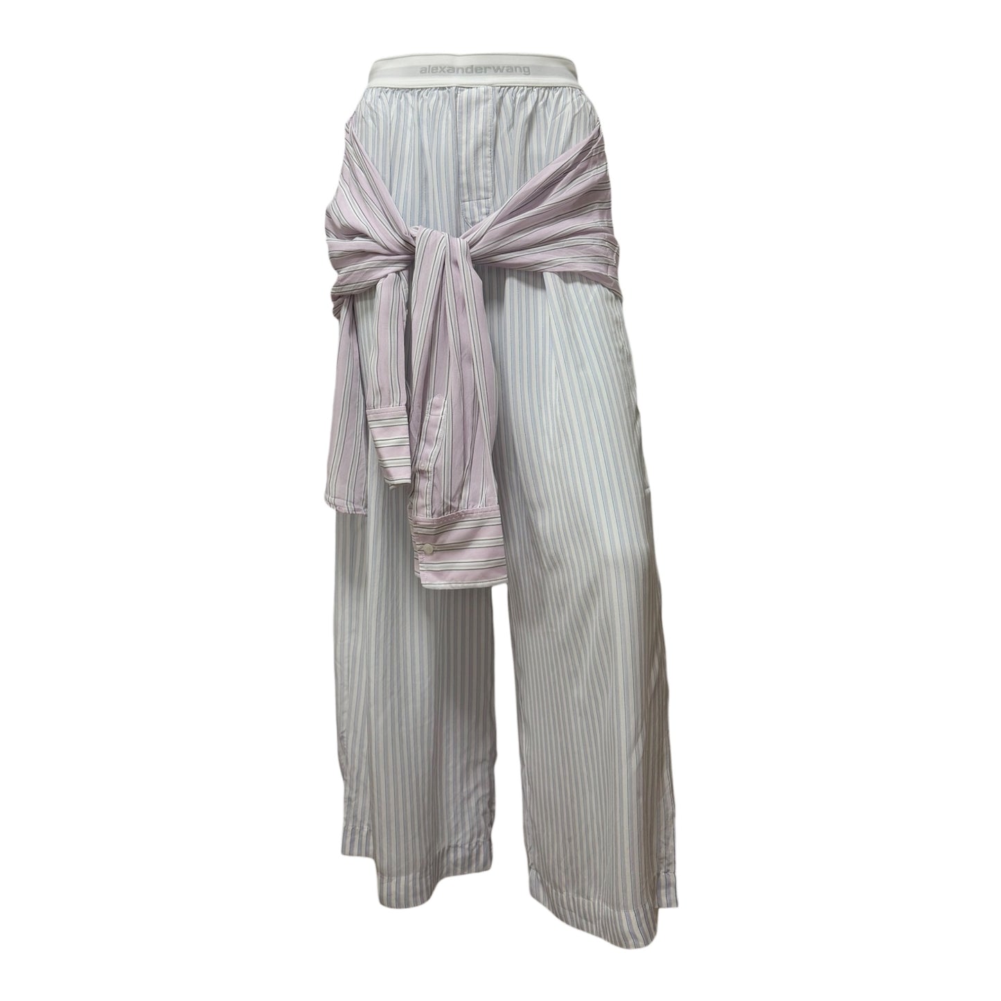 ALEXANDER WANG Spring Summer 2025 Boxer Pants with Pre-Styled Shirt Detail