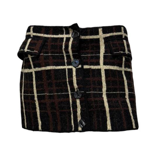 JEAN PAUL GAULTIER Fall Winter 2001 Plaid Button-Front Convertible Wrap Skirt