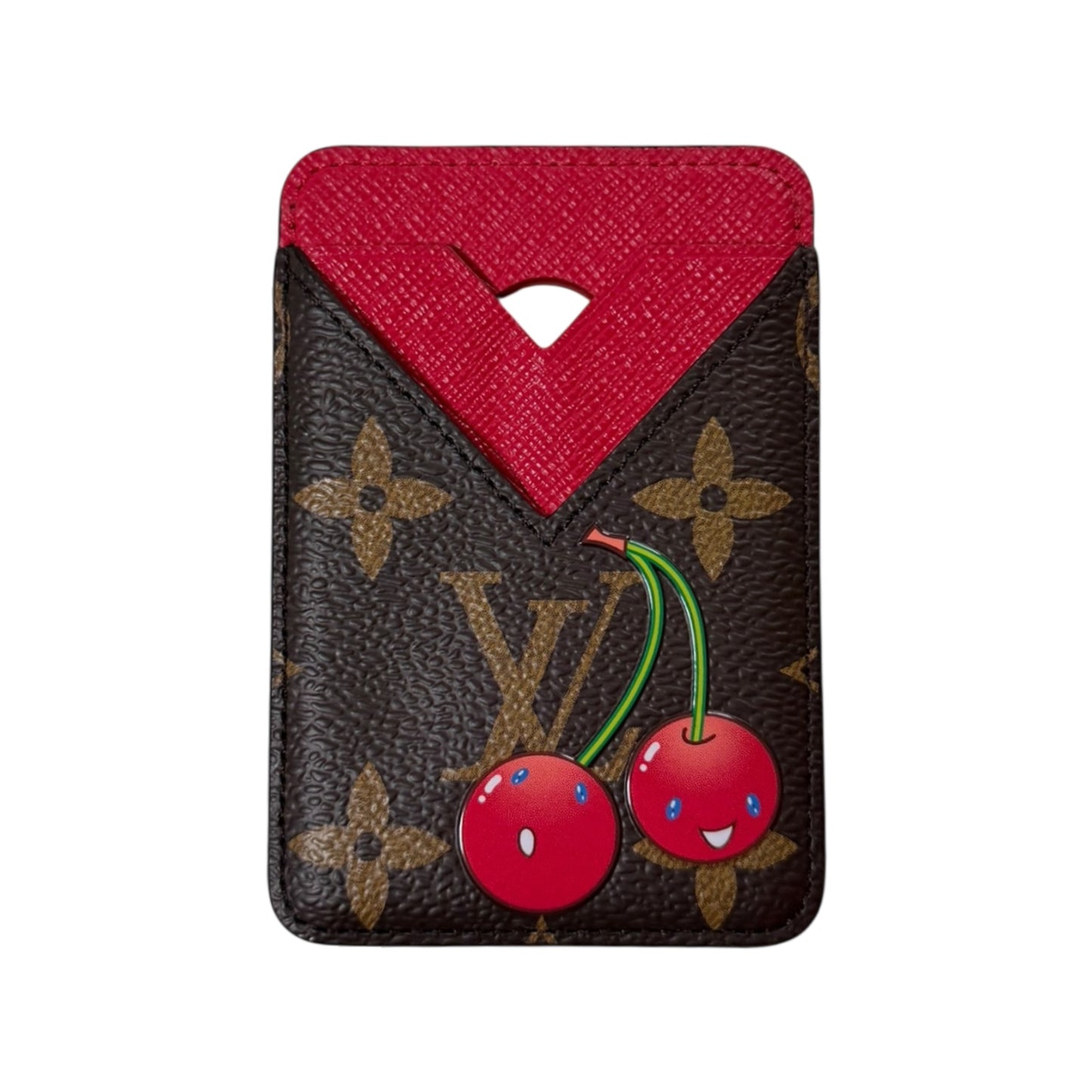 LOUIS VUITTON × TAKASHI MURAKAMI Cherry Monogram Magnet Card Holder