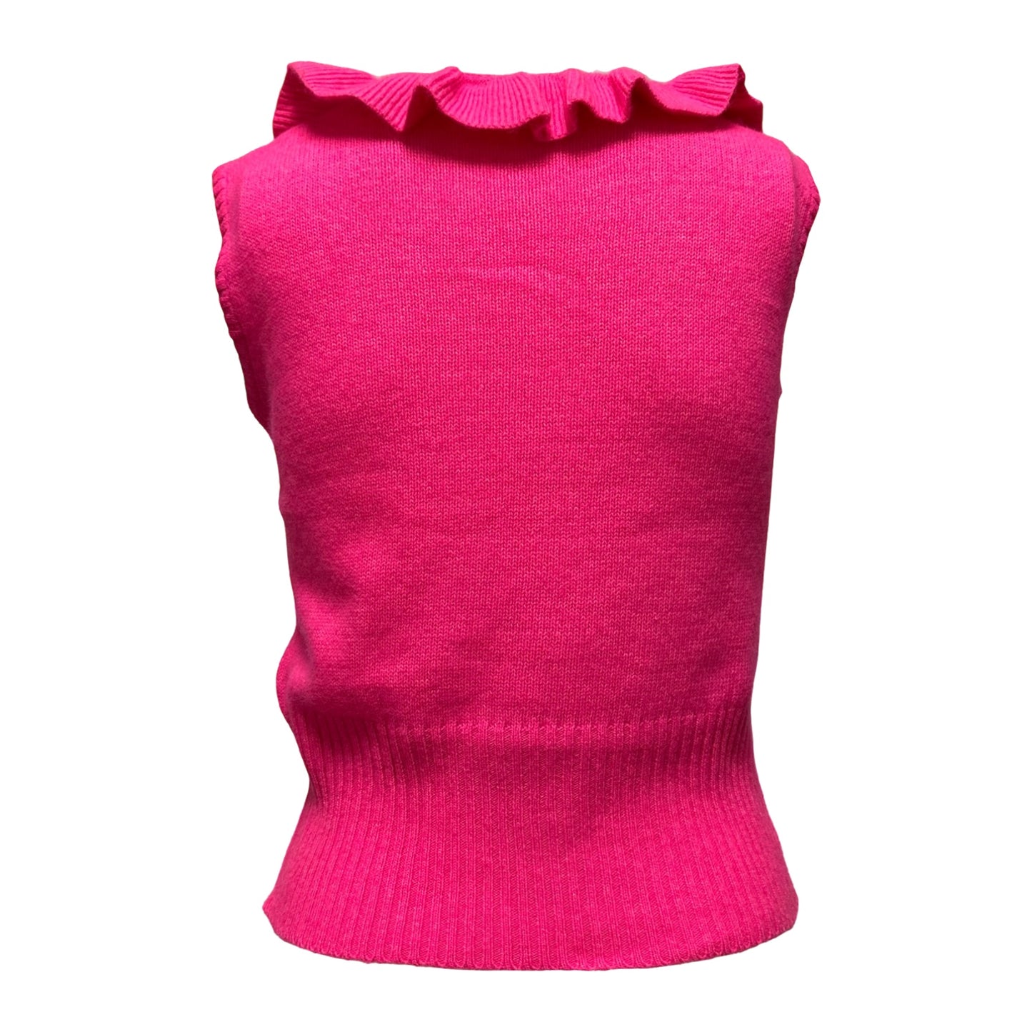 D&G Spring Summer 2001 Frill Knit Tank Top