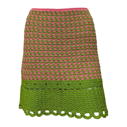 PRADA Crochet Mini Skirt