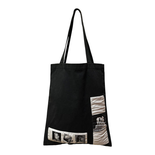 RICK OWENS DRKSHDW Tote Bag with Patches