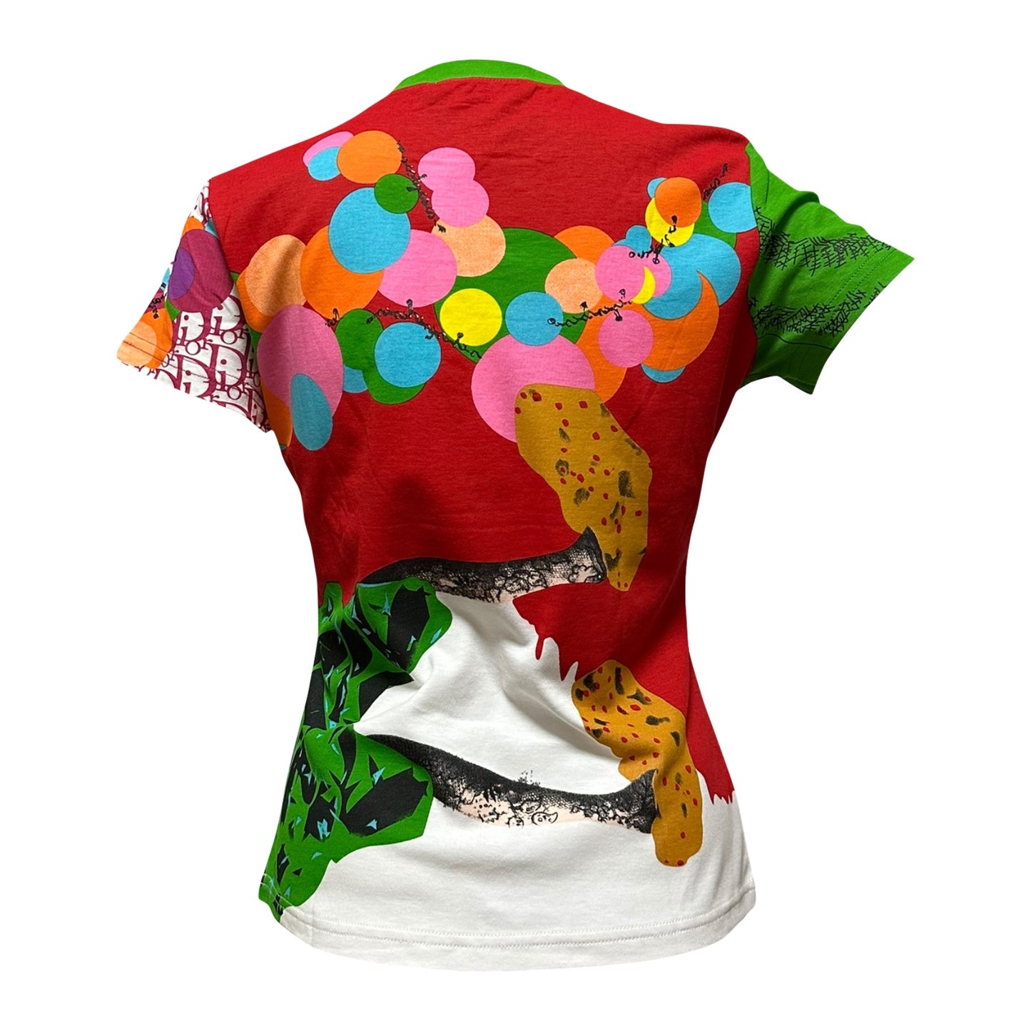 CHRISTIAN DIOR Spring Summer 2005 Tiger Graphic Print T-Shirt