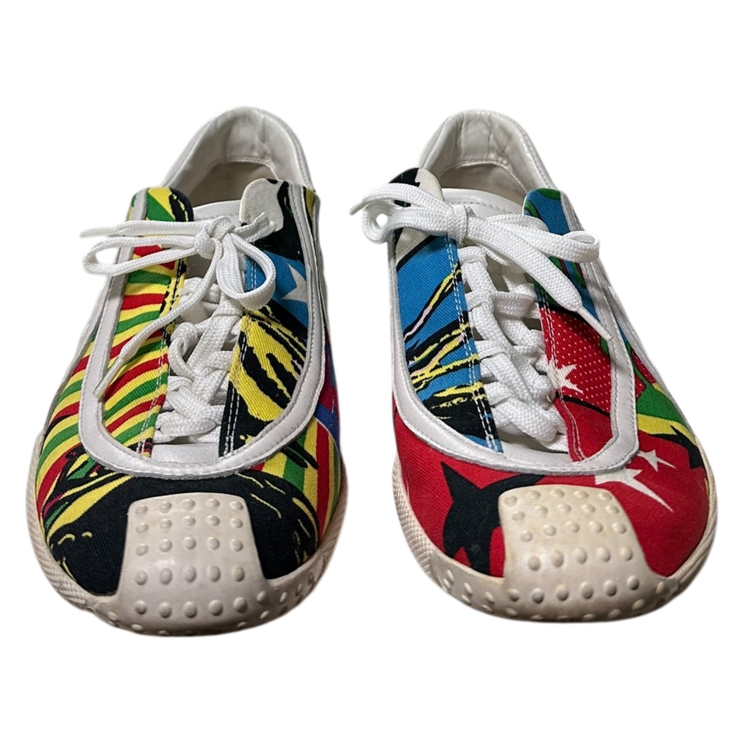 CHRISTIAN DIOR Fall Winter 2003 Rasta Mania Laced Up Sneakers