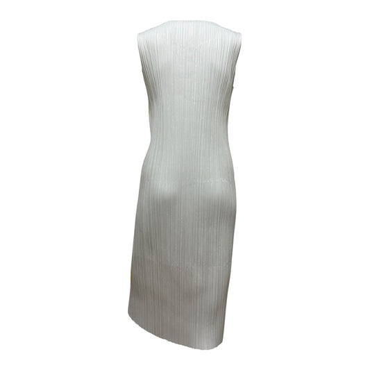 PLEATS PLEASE ISSEY MIYAKE Carnation Print Pleated Midi Dress