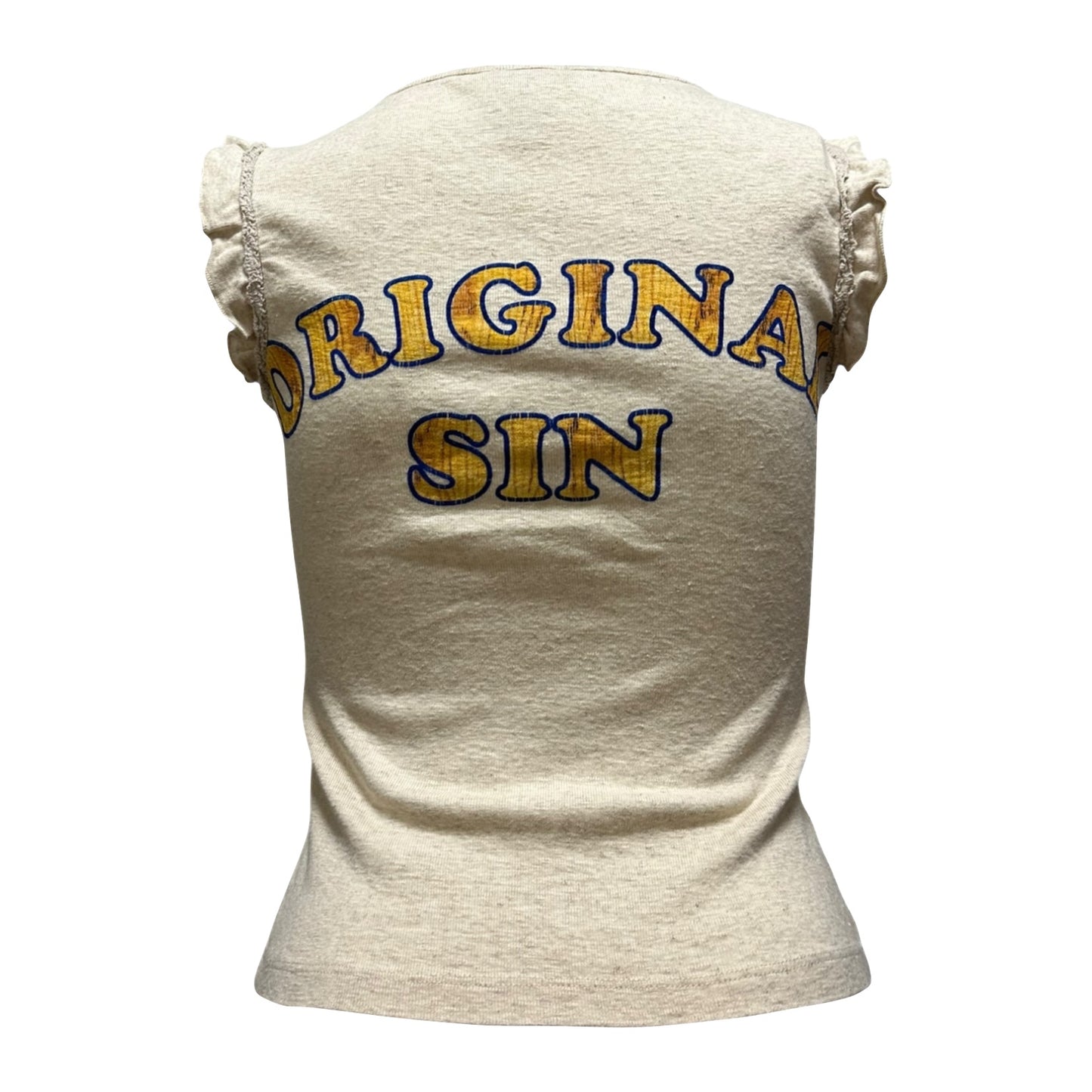 D&G "SUPER NATURE ORIGINAL SIN" Laced Up Tank Top