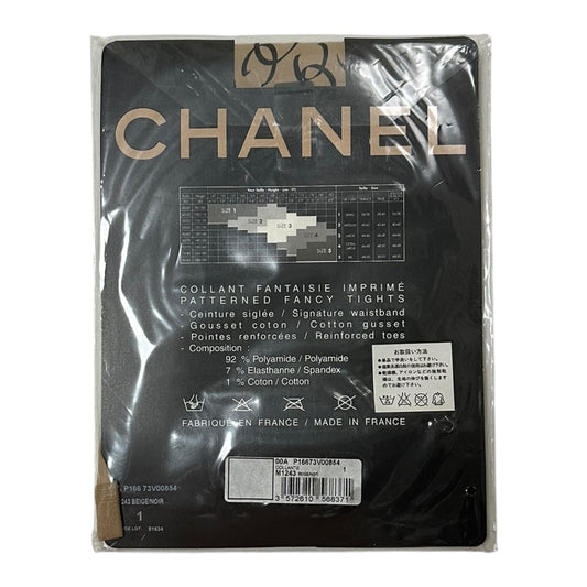 CHANEL Fall Winter 2000 Monogram CC Logo Tights