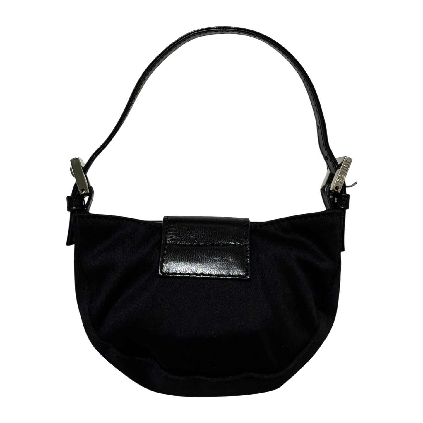 FENDI Spring Summer 1999 Nylon Mini Croissant Bag