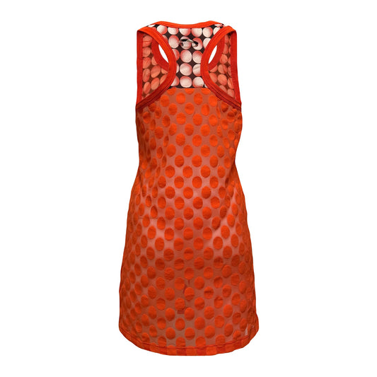 JEAN PAUL GAULTIER Polka Dot Sheer Mesh Mini Dress