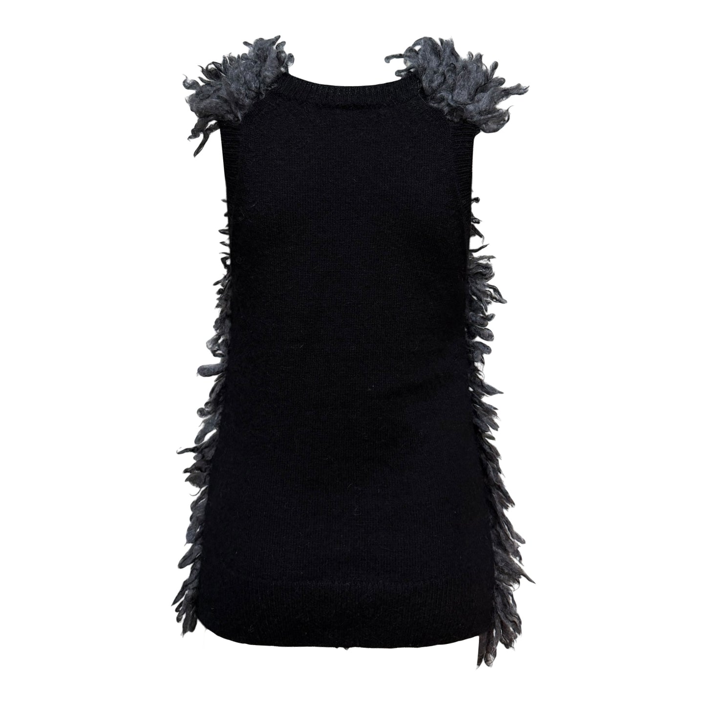 JUNYA WATANABE Fall Winter 2011 Shaggy Knit Sleeveless Top