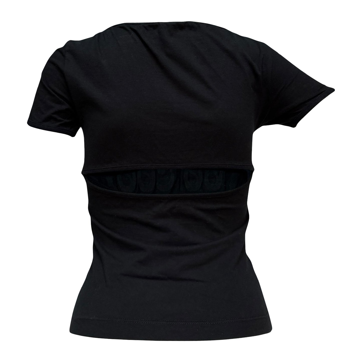D&G "TOO COOL FOR SCHOOL" Back-Open Logo T-Shirt
