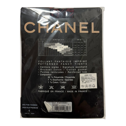 CHANEL Fall Winter 2000 Monogram CC Logo Tights