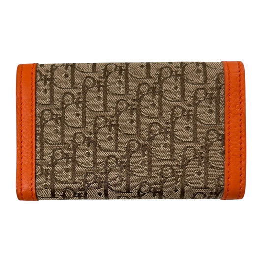 CHRISTIAN DIOR Spring Summer 2005 Trotter Canvas & Leather Key Case