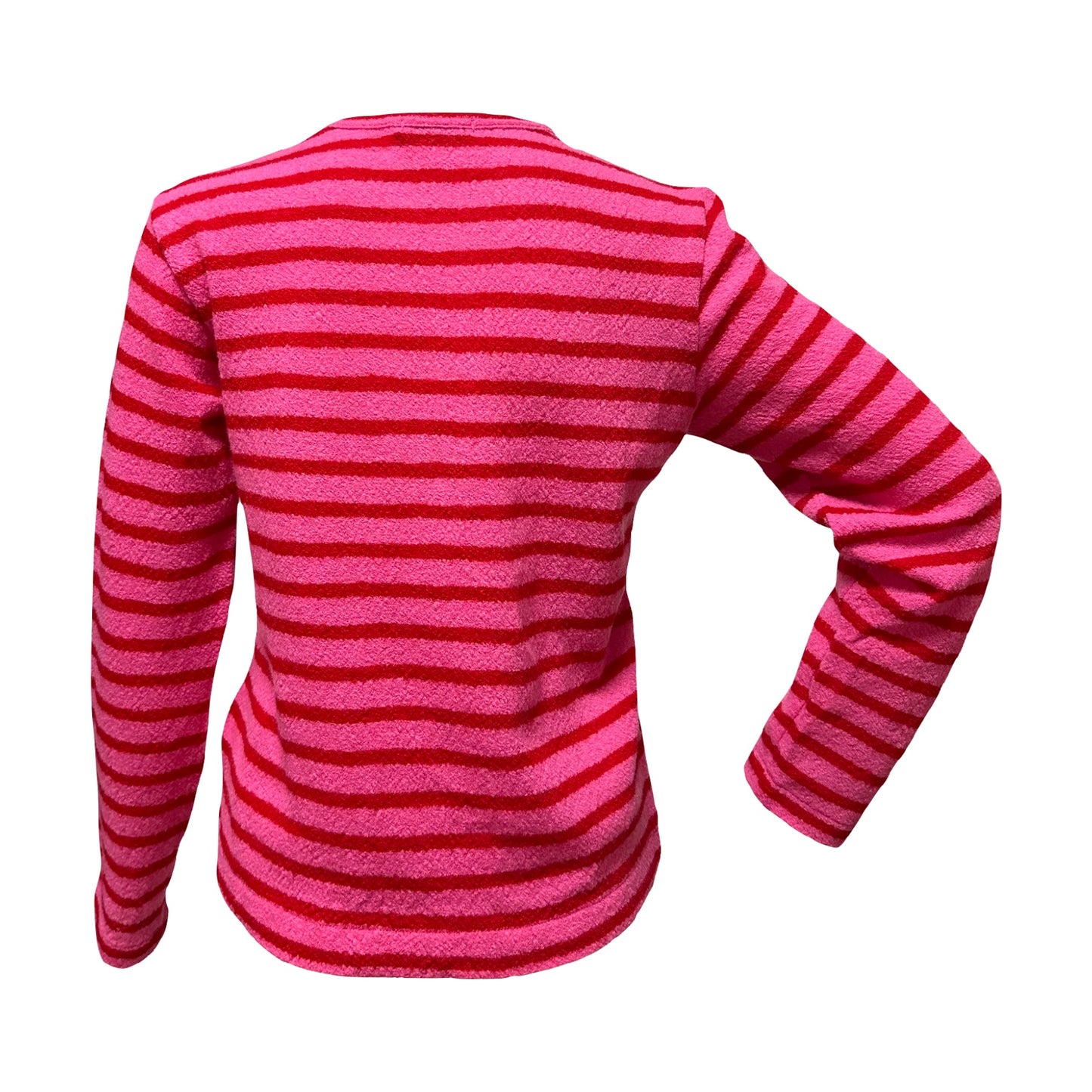 TRICOT COMME DES GARÇONS Logo Print Striped Sweater