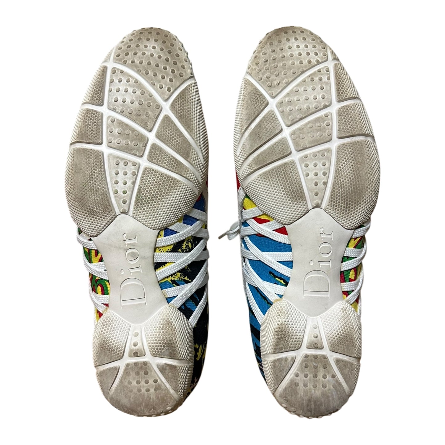 CHRISTIAN DIOR Fall Winter 2003 Rasta Mania Laced Up Sneakers
