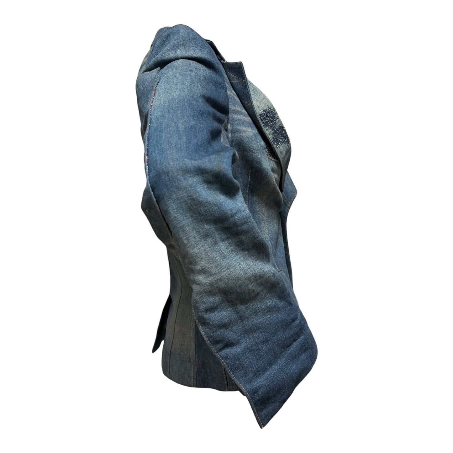 JUNYA WATANABE Spring Summer 2009 African Print Denim Tailored Jacket