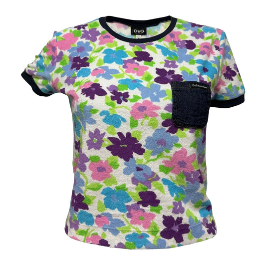 D&G Pile Floral T-Shirt