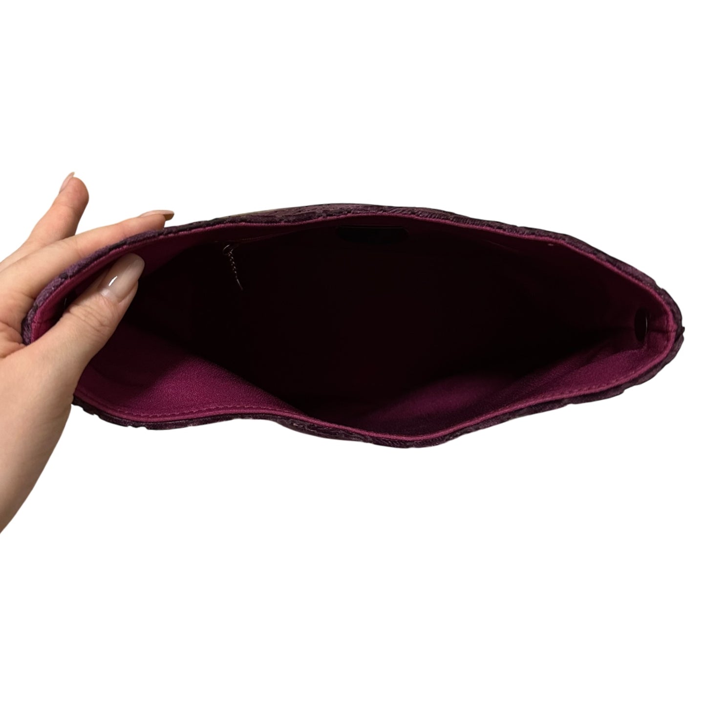 GUCCI Fall Winter 1997 Velvet GG Monogram Shoulder Bag