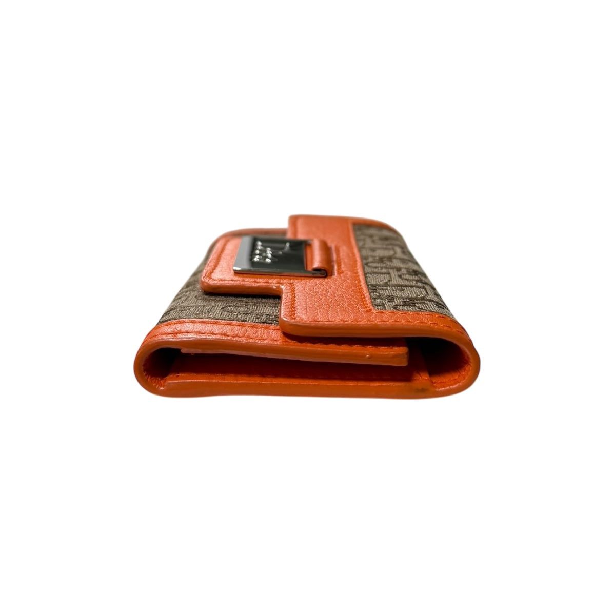 CHRISTIAN DIOR Spring Summer 2005 Trotter Canvas & Leather Key Case