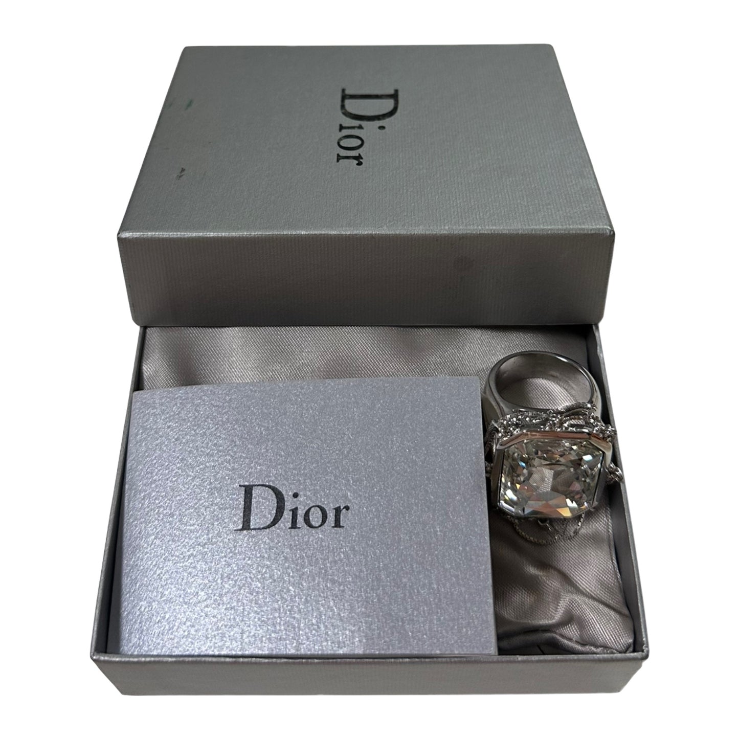 CHRISTIAN DIOR Spring Summer 2004 Crystal Chain Ring