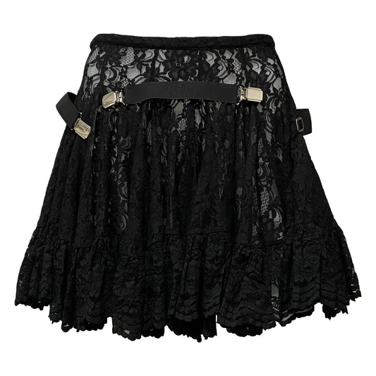 D&G Fall Winter 2003 Bondage Flared Lace Skirt