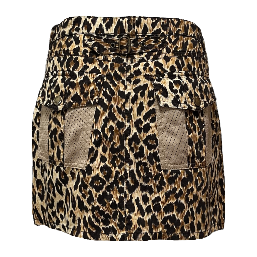 D&G Leopard Print Mini Skirt