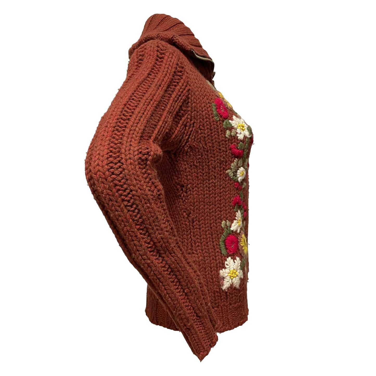 D&G Fall Winter 2002 Embroidered Floral Knit Cardigan