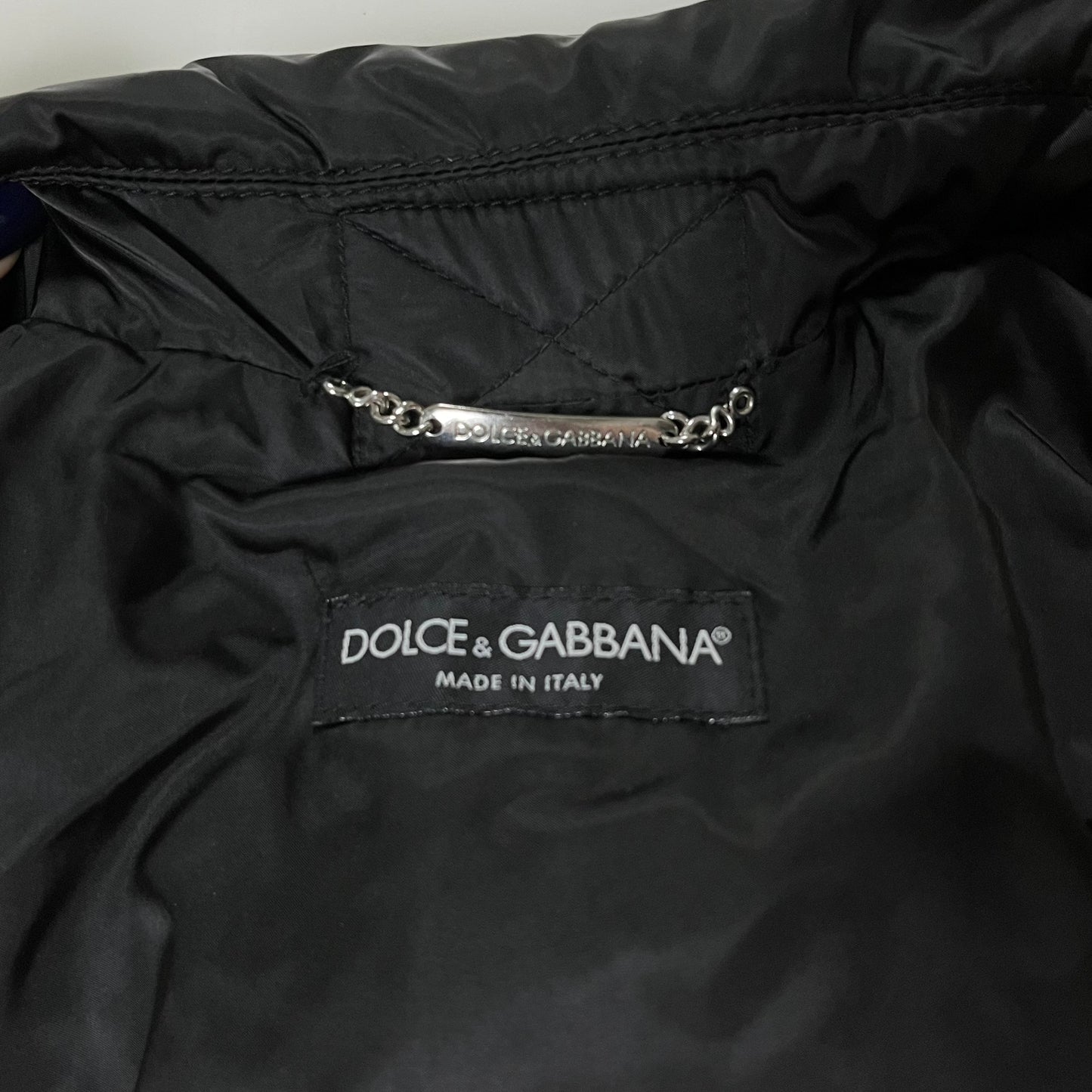 DOLCE&GABBANA Fall Winter 2003 Nylon PVC Cropped Bondage Jacket