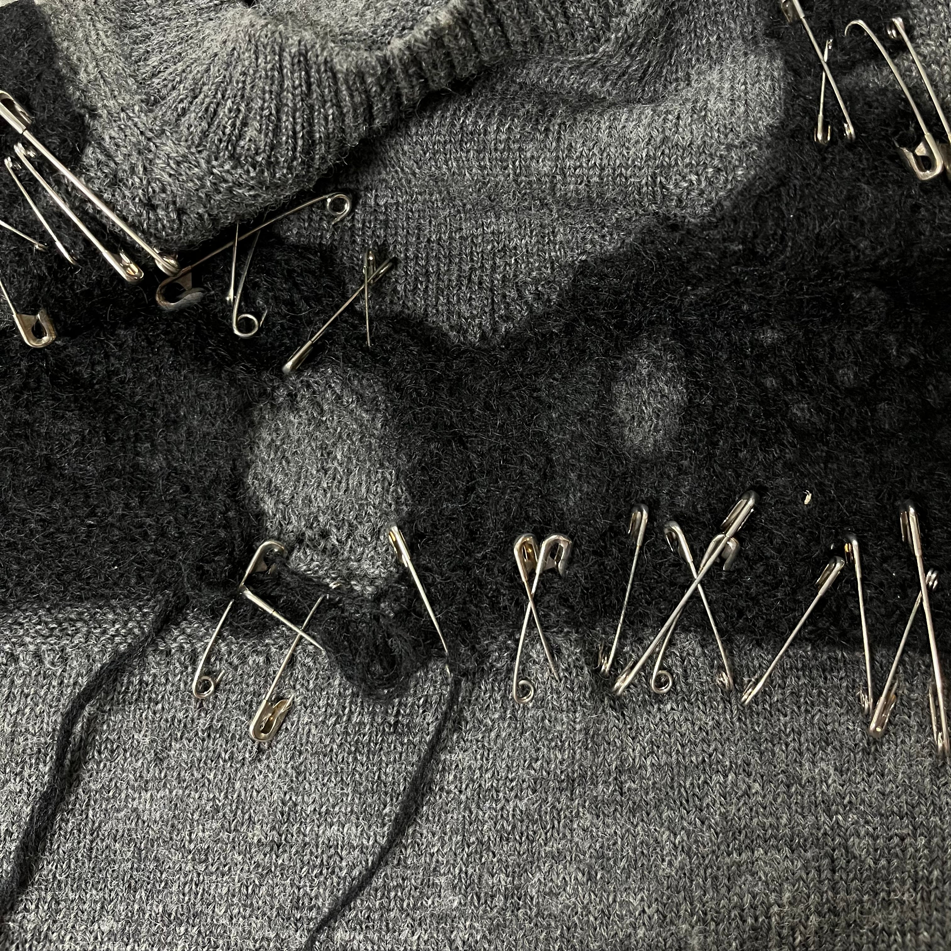 TRICOT COMME DES GARÇONS Safety Pin Detail Knit Vest – 24/7 archives